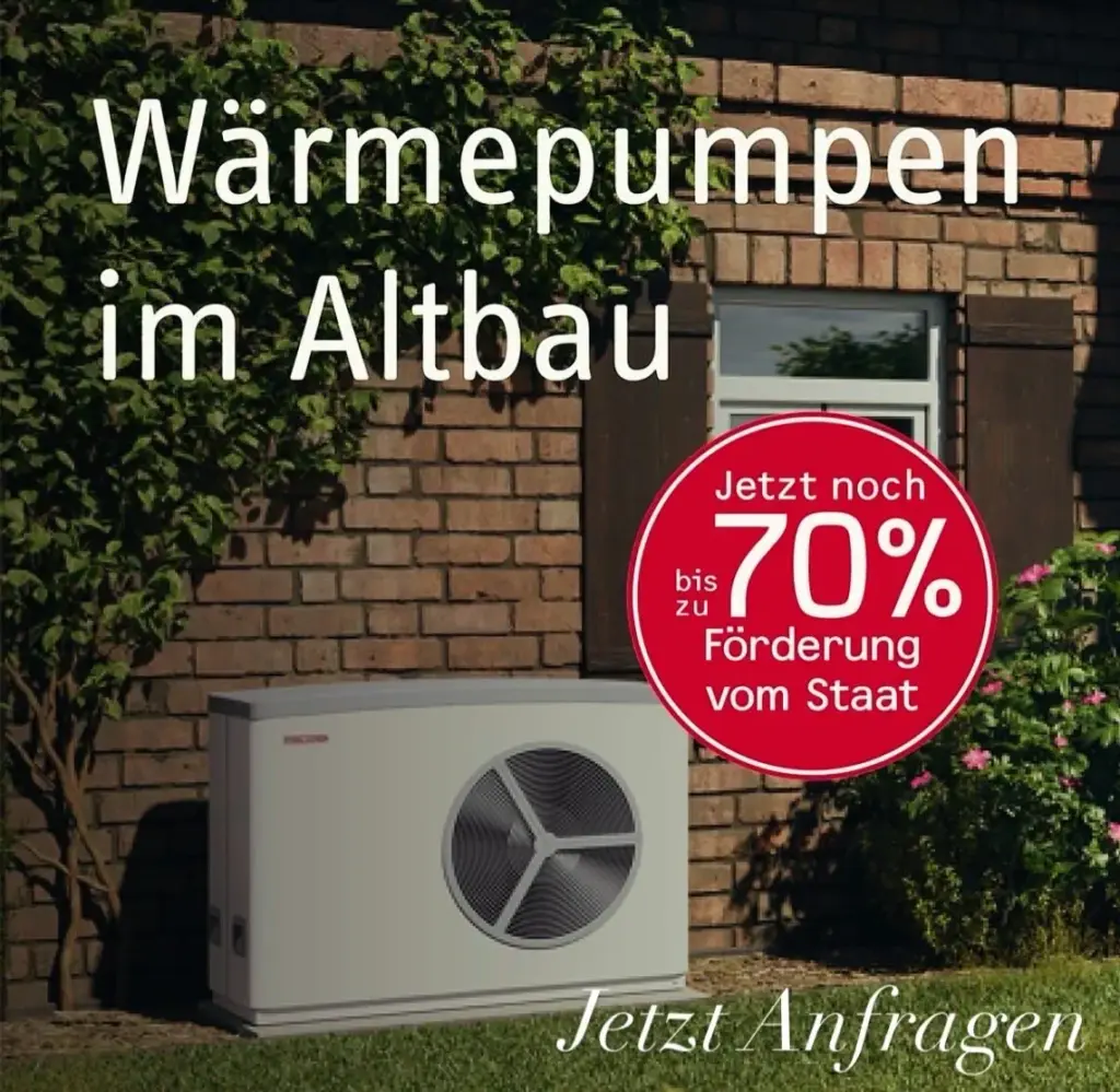 Wärmepumpe im Altbau mit bis zu 70 Prozent Förderung Heizung modernisieren