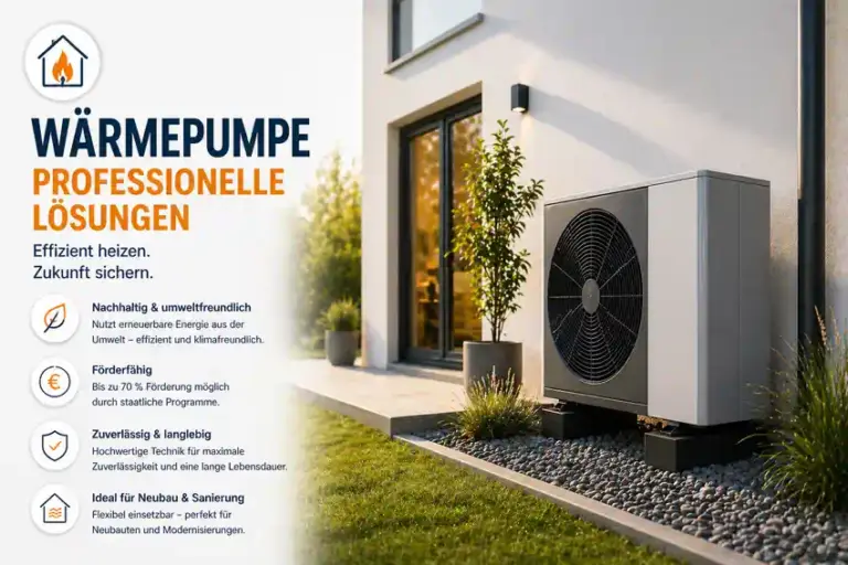 Wärmepumpe in Marl durch WärmeFix installiert – modernes Außengerät an Wohngebäude im Bestand